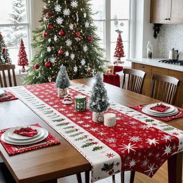 holiday themed table runner