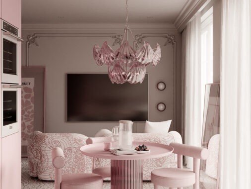 The Marshmallow Apartment: Pink, Plush, and Perfect