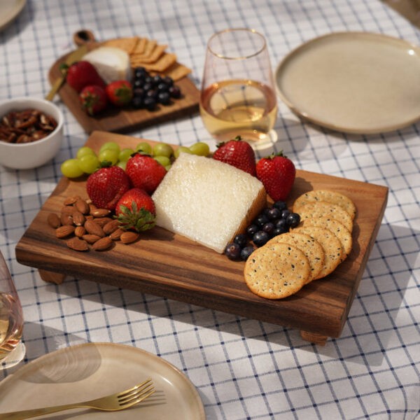 wooden serving board