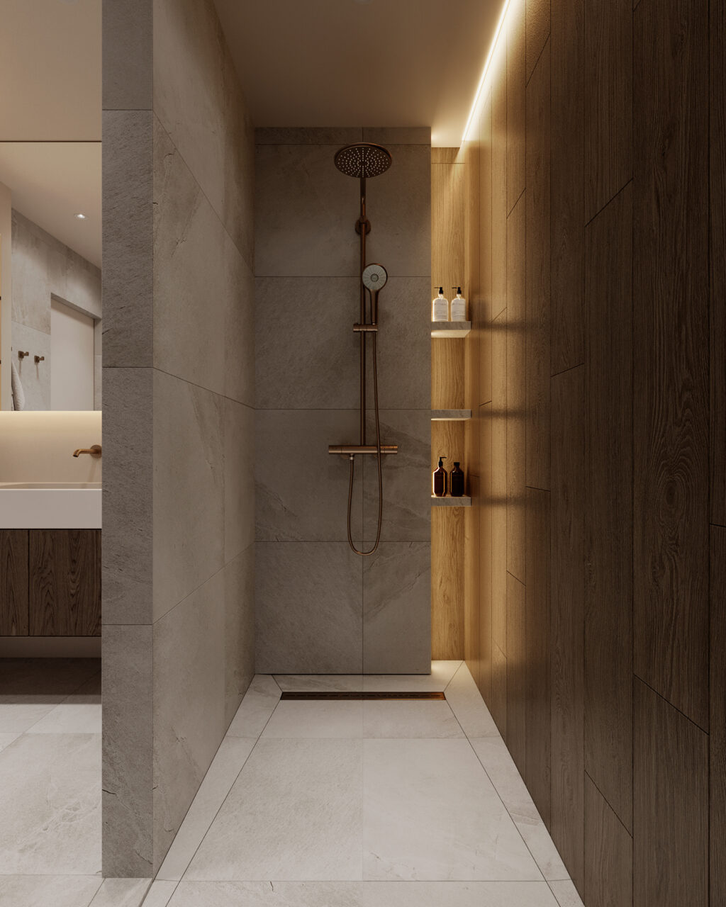 european minimalist bathroom