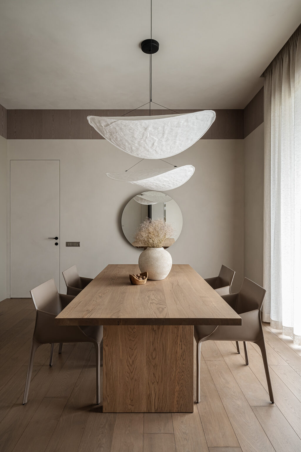 sculptural pendant lights