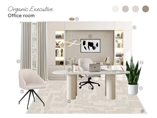 organic executive office room