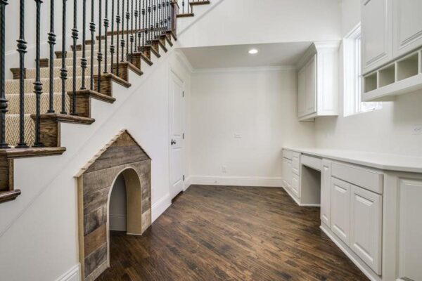 dog house under stairs